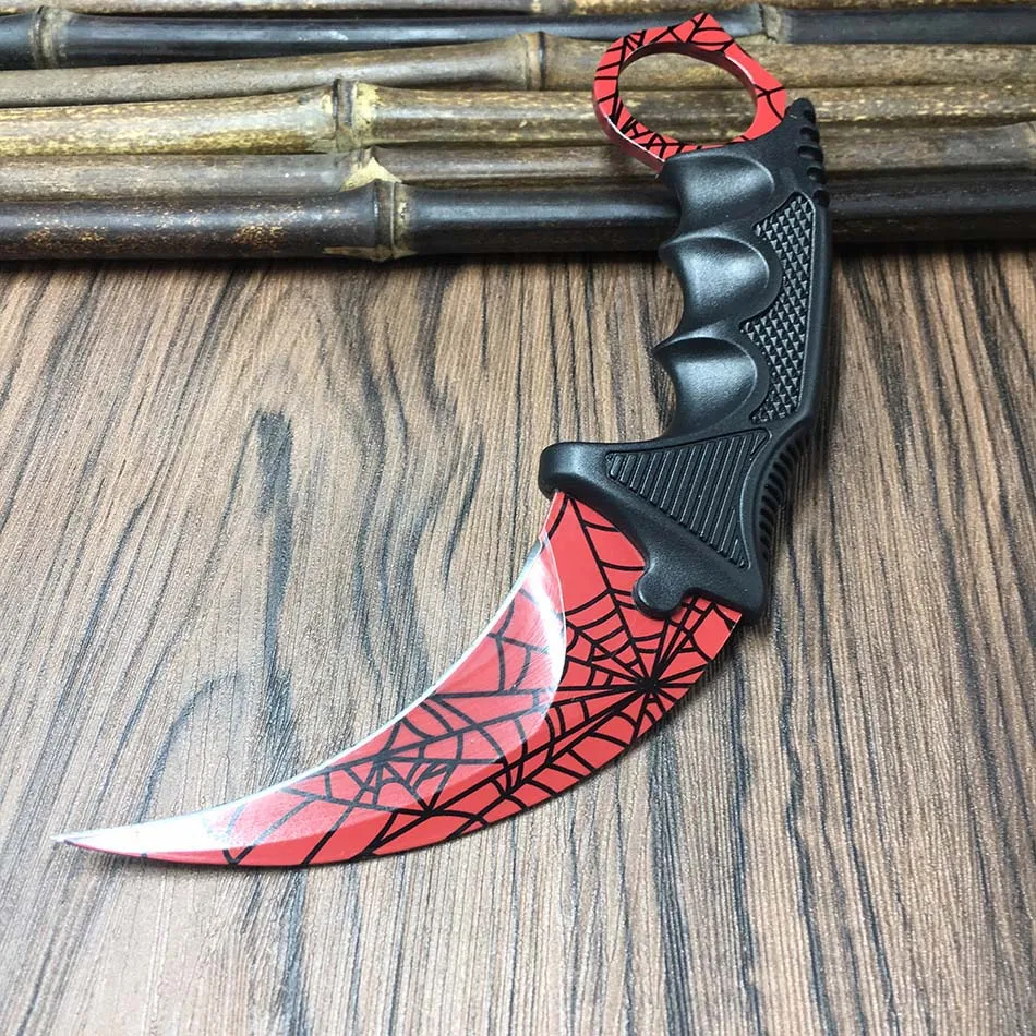 Нож из натуральной игры тигровый зуб нож коготь для кемпинга новейший цвет CS GO