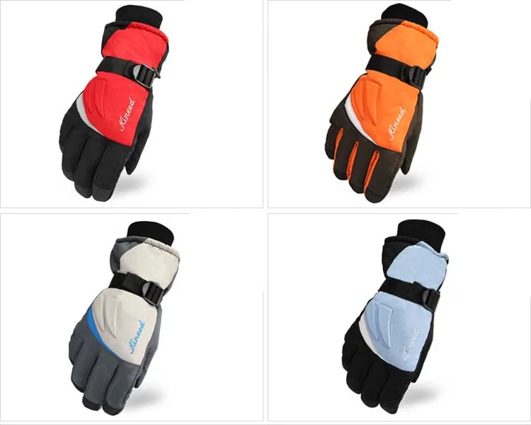 GLV872 The new winter ski font b gloves b font Prevent slippery wear rub keep warm