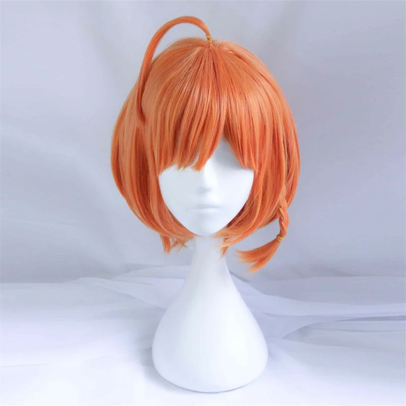 Buy 40cm Ash Orange Special Ponytail Short Anime Women