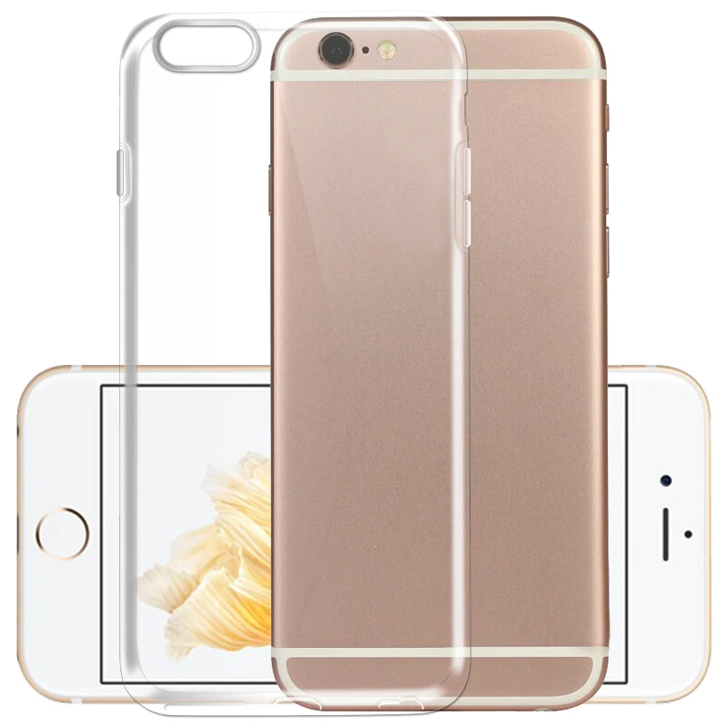 Чехол для iPhone 8 Plus чехол телефона 7 se X Xs Max XR 6 силиконовый Tranprent Чехлы S 5S Plus| |