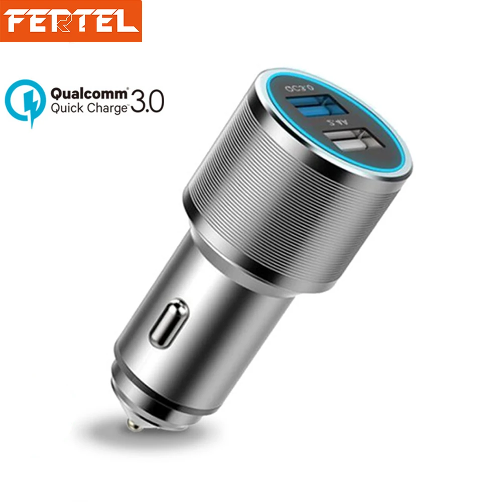 Мини USB Автомобильное зарядное устройство сплав 2.4A быстрое автомобильное