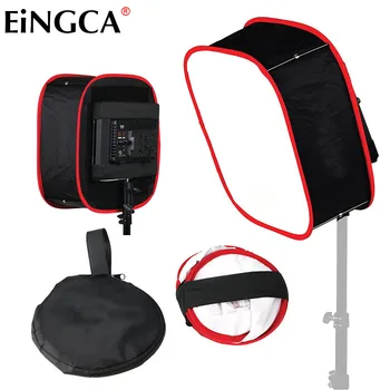 

Lightweight Foldable Camera LED Light Diffuser Soft Box Softbox for YONGNUO YN160 YN300 LED Light Photo Studio Accessories