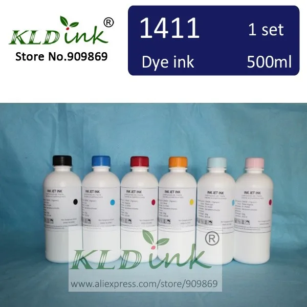 

[ KLD Ink ] 6PCS x 500ml Compatible BCI-1411 BCI1411 Magenta Dye ink for W7200 W8200 W8400 Large Format Printer