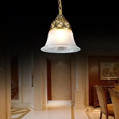 

LED Pendant Lights Bronze European Classic Vintage Pendant Lamps Fixture for Home Living Dining Room Lustre Pendente Lighting