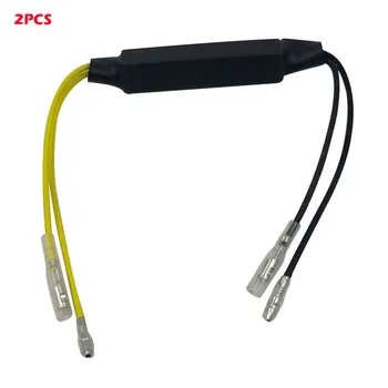 

2x Motorcycle Bike Turn Signal Indicator LED Load Resistor Decoder Fix Error 21W