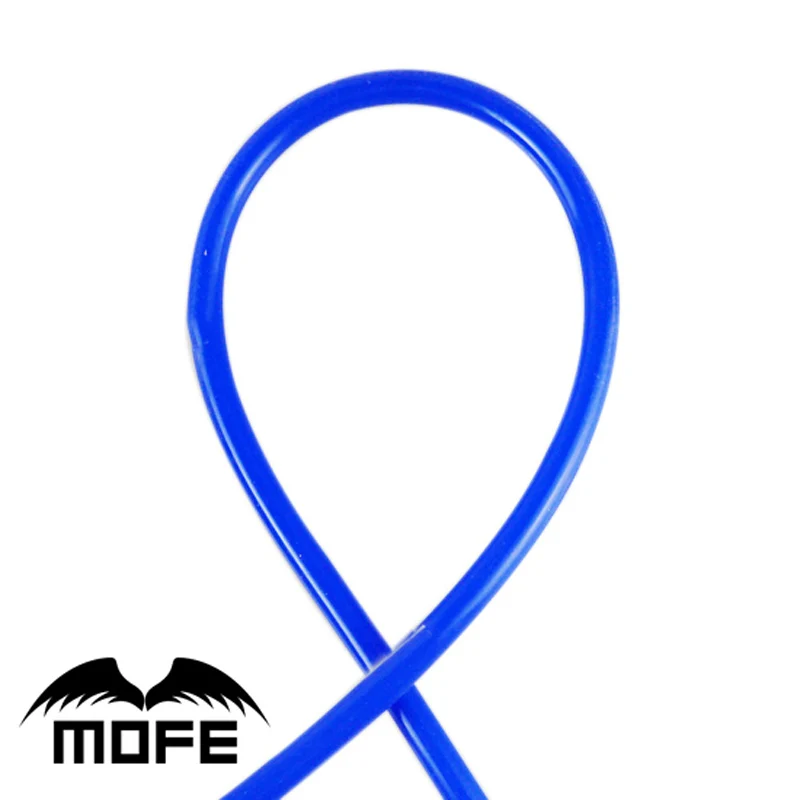 MOFE Универсальный 1 м 3 мм/4 мм/6 мм/8 мм силиконовый вакуумный шланг Кремниевая трубка синий черный красный желтый автомобильные аксессуары