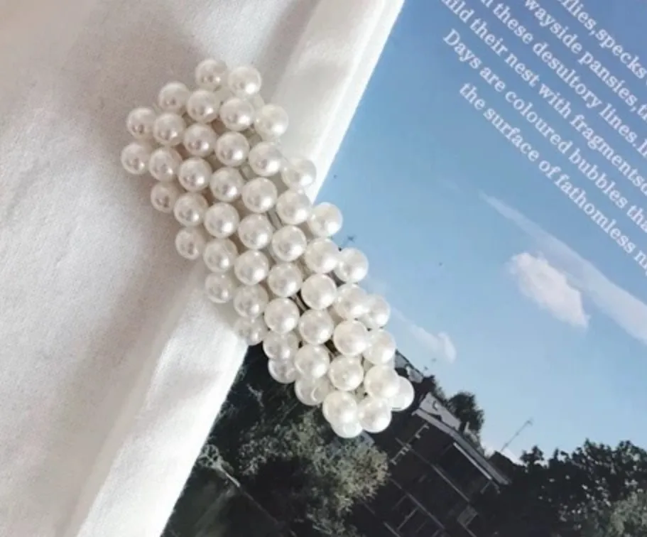 2019 New Fashion Women Pearl Hair Clip Snap Hair Barrette Stick Hairpin Hair Styling Accessories For Women Girls Dropshipping 2019 New Fashion Women Pearl Hair Clip Snap Hair Barrette Stick Hairpin Hair Styling Accessories For Women Girls Dropshipping