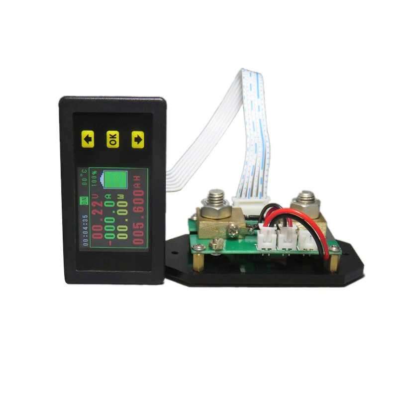 Najtaniej DC 120v 100A 200A 500A LCD Combo miernik napięcie prądu KWh watomierz