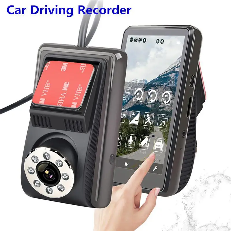 

Kuulee 1080P Infrared Night Vision 170 Degree All-Day Time-lapse Video Recording Driving Recorder Double Camera