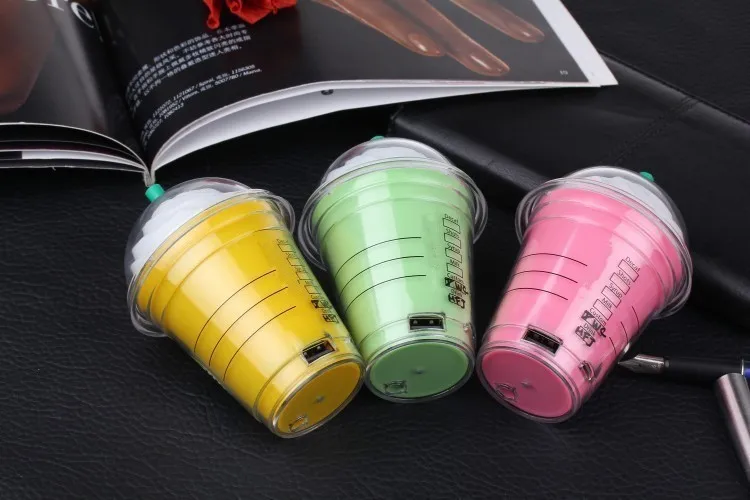 

Hot Sale Starsbuck charger power bank 5200MAh starsbuck coffee cup external Portable backup Battery Charger universal with Pack