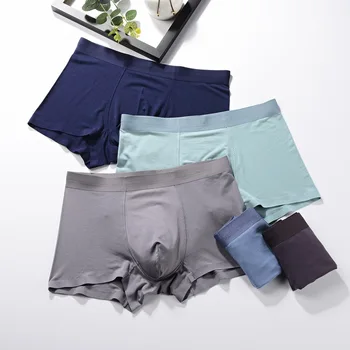 

3 Pieces Men's Underwear Modal Breathable Sexy Stretch Underwear Men's Boxers Men's Sexy Underwear Men Boxer Homme Calzoncillos