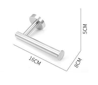 US304 المقاوم للصدأ الحمام مرحاض مرحاض المرحاض صاحب ورقة الرف المنظم و موزع جدار جبل حامل التخزين