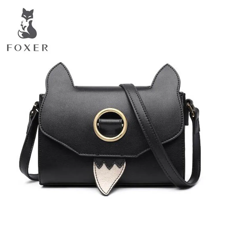 

2018 summer leather shoulder bag Fashion cartoon handbag Shoulder Messenger Bag