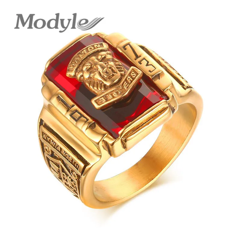 Prix pour Modyle New Big Red Stone Anneaux pour Hommes Bijoux Cool Or-Couleur Grand Anneaux Bijoux Nouveau Parti Gothique Mâle anneaux Prix pour Modyle New Big Red Stone Anneaux pour Hommes Bijoux Cool Or-Couleur Grand Anneaux Bijoux Nouveau Parti Gothique Mâle anneaux