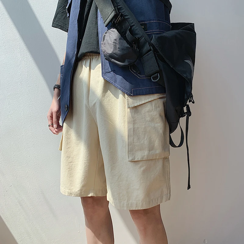 Лето японский тренд мужской уличный праздник Свободный корейский вариант инструмента пляж большого размера повседневные шорты