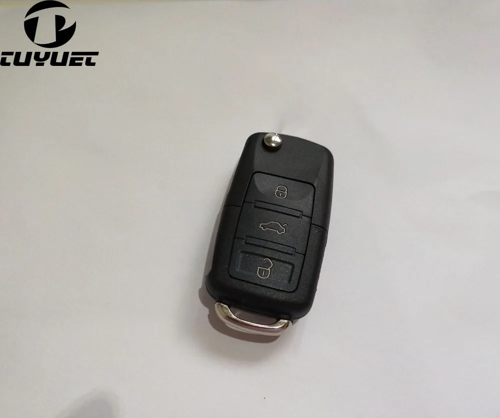 Складной автомобильный чехол для ключа с дистанционным управлением Volkswagen VW Jetta