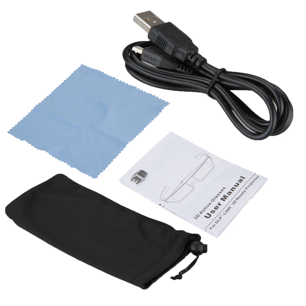 Excelvan KX-30 3D Active DLP-link Shutter Glasses For 3D DLP link projectors Optama Acer BenQ NEC ViewSonic Sharp Dell (15)