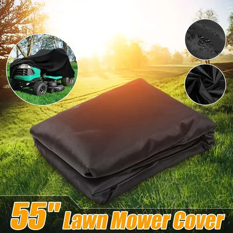 

140x66x91CM Waterproof Lawn Mower Tractor Cover Garden Outside Yard Riding UV Protector