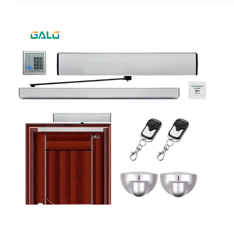Inward Swing kit j Автоматическая система для Дома Офиса супермаркет распашная дверь, общие автоматические двери открывалка полноцветный комплект опционально - Цвет: Inward Swing kit j