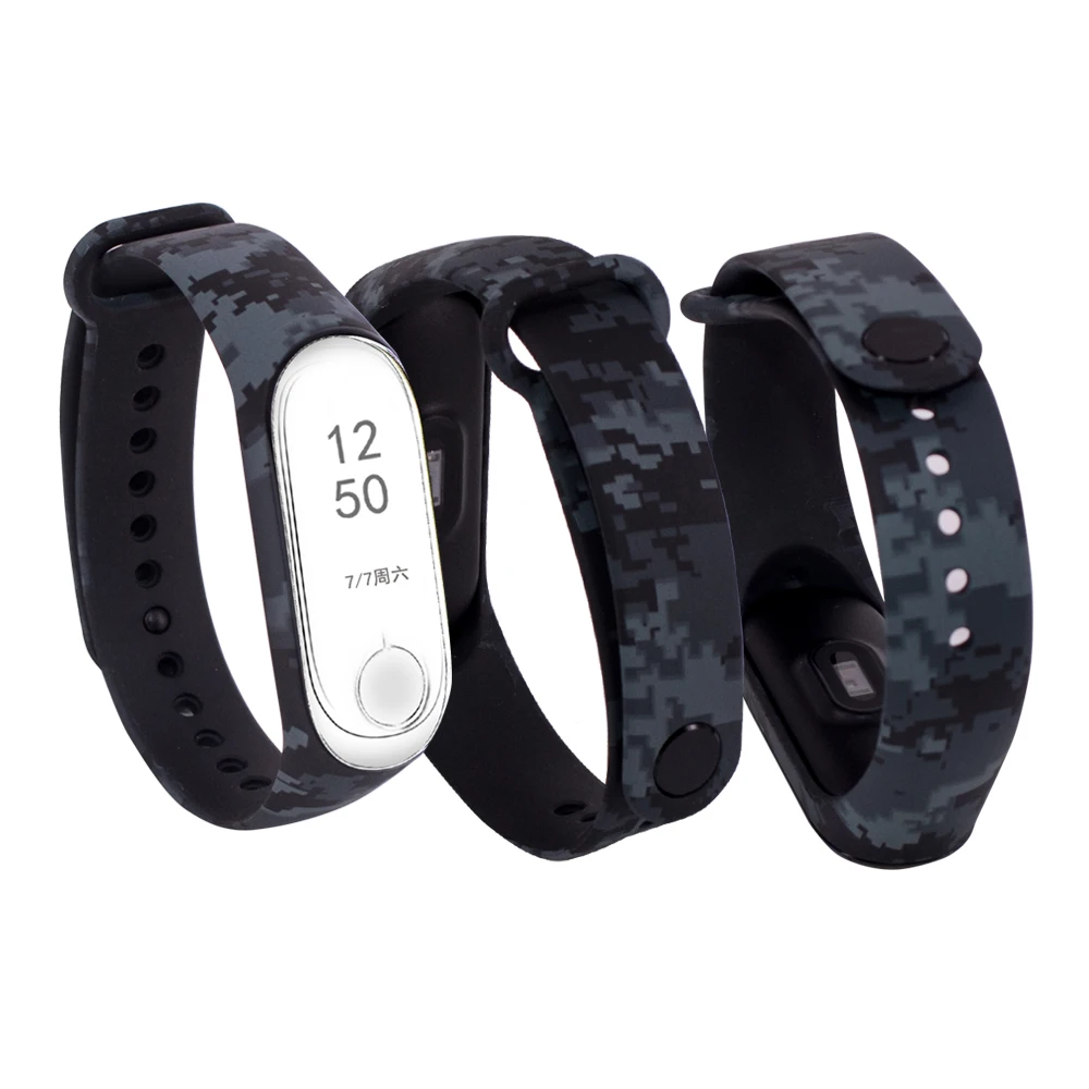 1Pcs Outdoor Sports TPU Replacement Wristband Strap For Xiaomi 3 Wrist Band Pedometers Band Replacement 27 Colors