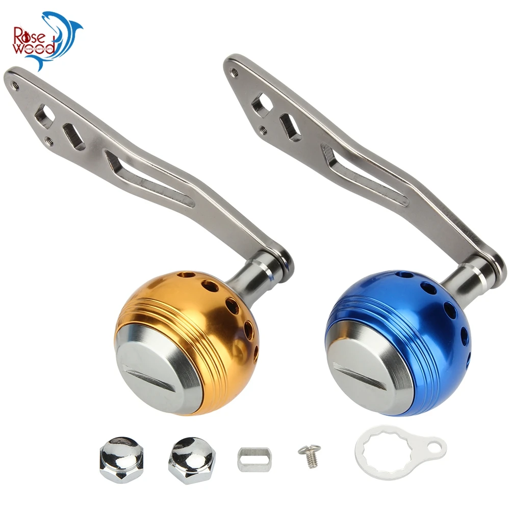 

RoseWood Fishing Reel Handle Metal EVA Knobs DIY For Shimano Daiwa Abu Garcia Casting Jig Reel Handles Accessories