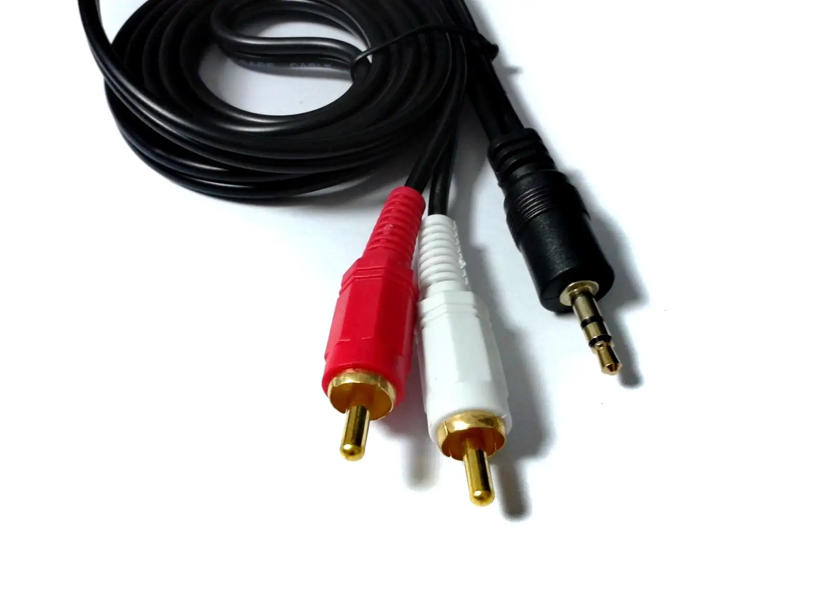 

20PCS Gold-plated Aux Audio 3.5mm Stereo Male to 2 RCA Male CABLE 1.5M FOR MP3