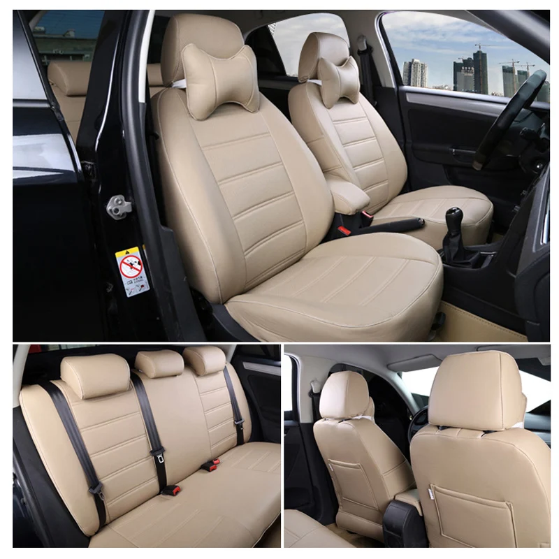 

Special Customized Car Seat Covers PU Leather Car Seats Cover Four Seasons General for VOLKSWAGEN AMAROK / BEETLE / BORA