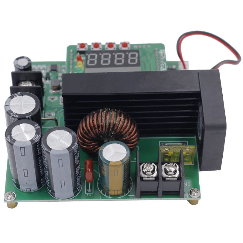 B900W высокой точности Вход 8-60 V постоянного тока до 10-120 в 900 Вт преобразователь постоянного тока светодиодный Управление повышающий преобразователь постоянного тока с Напряжение трансформаторный модуль 40% OFF
