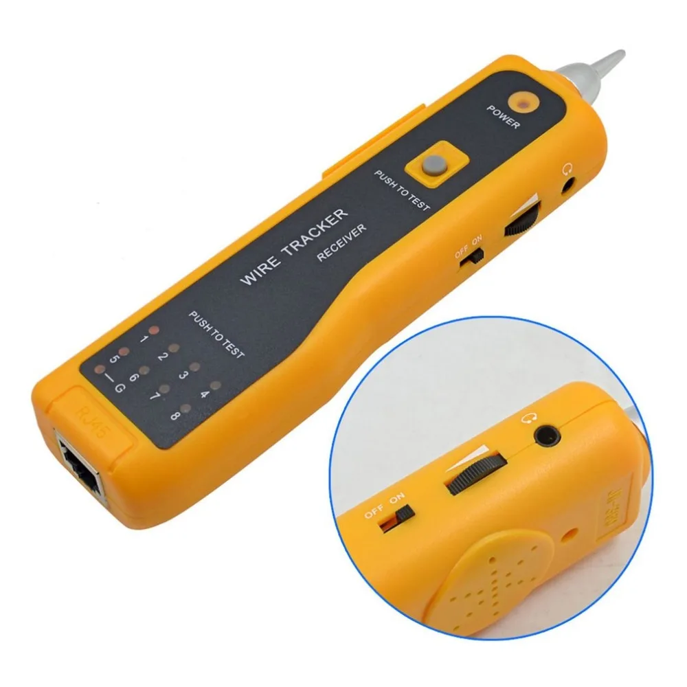 JW-360 LAN Сетевой кабель тестер телефонный провод трекер диагностический тон набор инструментов RJ45 RJ11 линия поиск Последовательное тестирование