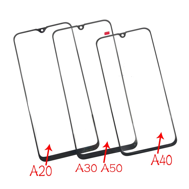 

New Front Glass Lens For Samsung Galaxy A20 A205F A30 A305F A40 A405F A50 A505F A80 A805F A90 A905F