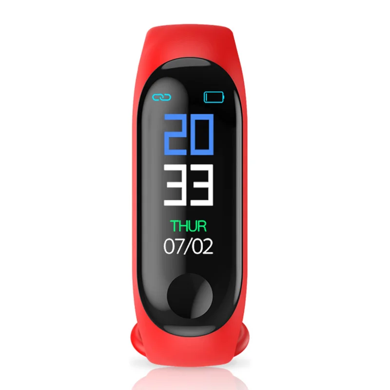 M3 Bluetooth Фитнес трекер монитор сердечного ритма крови Давление Smartwatch спортивный