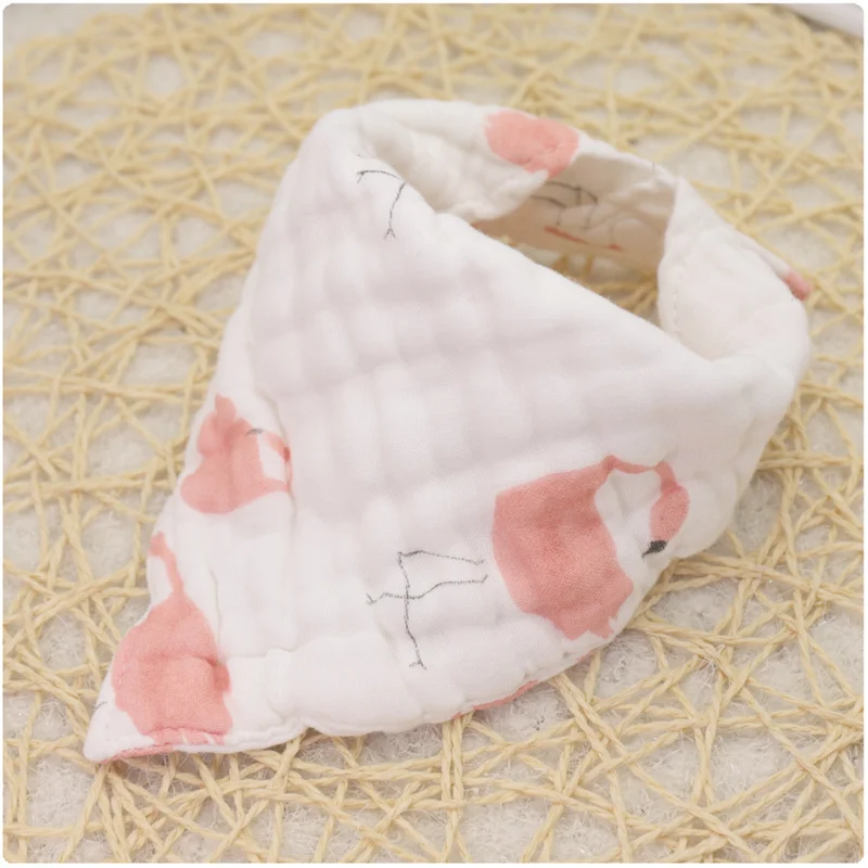 Baby Bibs Girls Boys Baby Cloth Babador Animal Fruit Print Baby Bandana Bibs Bebe Smock Burp Cloths Accessory Infant Baby Stuff