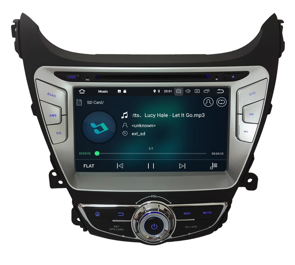 Excellent 8" Octa Core 4G Android 8.1 4GB RAM 64GB ROM RDS Car DVD Player Radio GPS Glonass Navigation For Hyundai Elantra I35 2014 2015 3