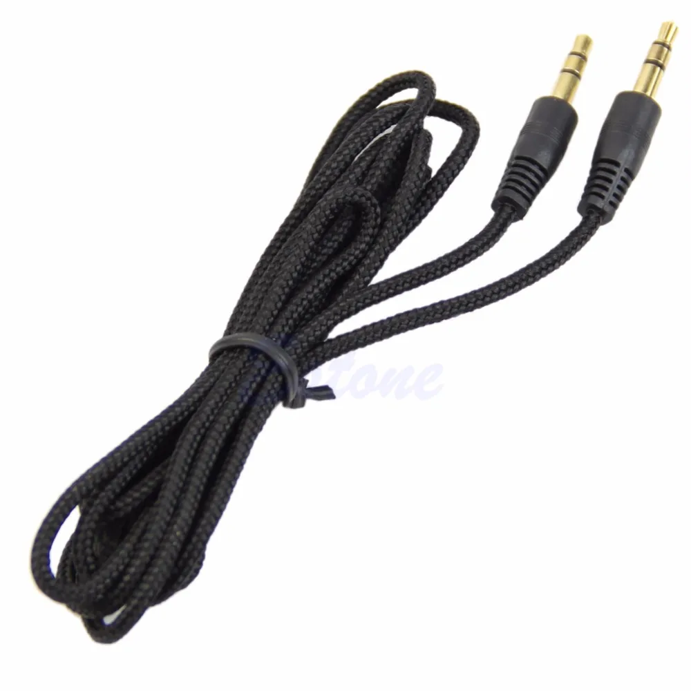 3,5 мм автомобиля AUX вспомогательный Шнур кабель со штыревыми соединителями на обоих концах для подключения внешних устройств к аудио кабель для iPhone iPod MP3 10166