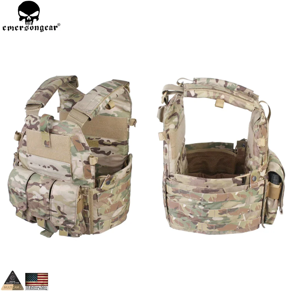 EMERSONGEAR Тактический модульный жилет с страйкбольным корпусом 094K M4 Mag Pouch Combat CS