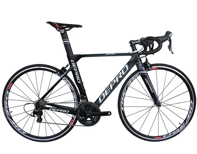 Perfect 2017 DEPRO R1-500-EB-22SM Complete Bicycle Presented Pedal 700C Carbon Fiber Frame 22 Speed Bicycle 8KG Road Bike 0 Perfect 2017 DEPRO R1-500-EB-22SM Complete Bicycle Presented Pedal 700C Carbon Fiber Frame 22 Speed Bicycle 8KG Road Bike 0
