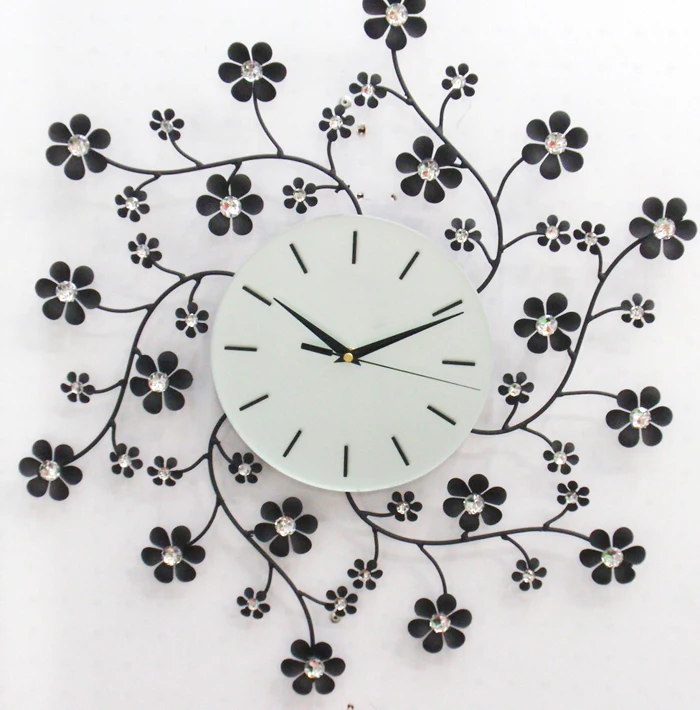 D большие tieyi стена часы деревенский карманные немой новинка домохозяйства|watch