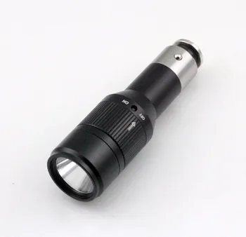 

YUPARD New arrival Q5 LED Car Cigarette Lighter Rechargable 16340 bright power Flashlight Torch outdoor sport camping