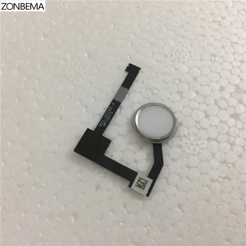ZONBEMA Главная Кнопка с гибким кабелем лента в сборе + резина для iPad Air 2 Air2 6 A1567 A1566