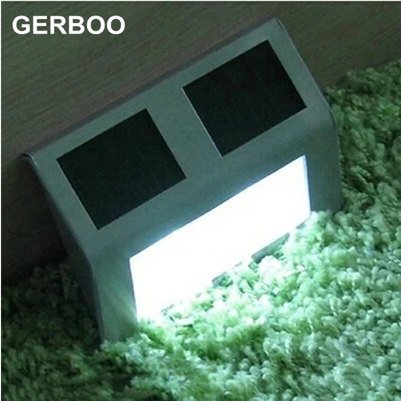 Gerboo Super Bright Yard Lamp Solar Panel Garden Light 3 Led
