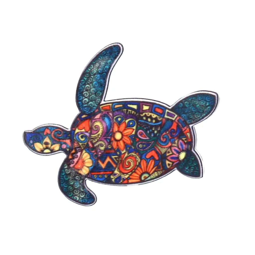 

Ladies Cloth Art Luxury Animal Brooch New Pattern Fashion Cute Personality Small Flying Turtle Pattern Brooch Pin Jewelry Y610