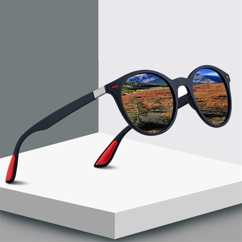Брендовые Дизайнерские мужские и женские классические ретро поляризованные солнцезащитные очки с заклепками Овальные Солнцезащитные очки для вождения мужские очки UV400 Gafas De Sol