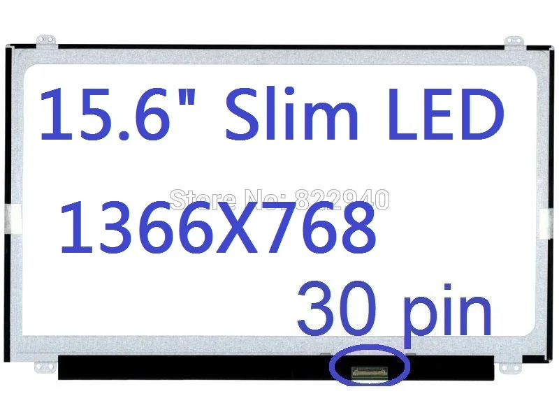 B156XW04 V.7 V.8 B156XTN02.5 B156XTN04.0 B156XTN05.1 ЖК-экран для ноутбука LED 30 контактов eDP | Компьютеры и