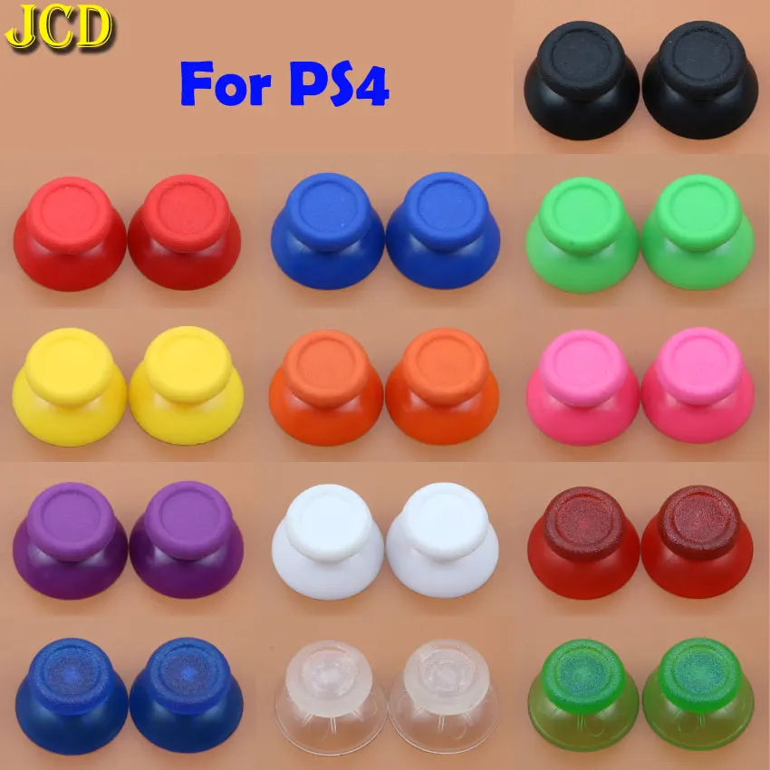 

JCD 2pcs Controller Analog Joystick Cap Grips for Sony Playstation 4 for PS4 3D Analogue Joystick cover Mushroom