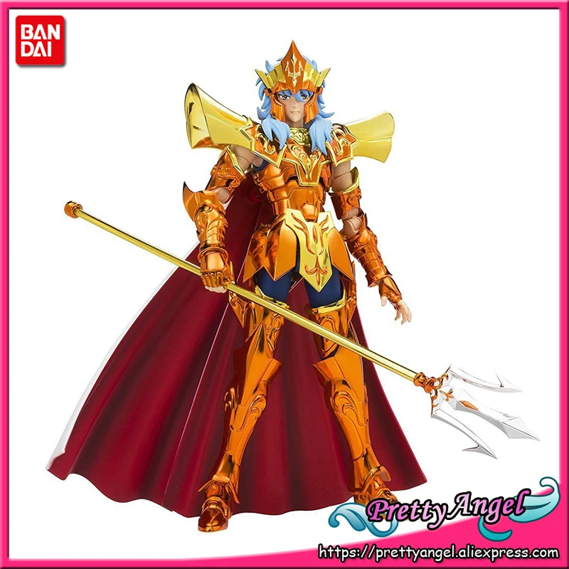 PrettyAngel Подлинная фигурка Bandai Tamashii Nation Saint Cloth Myth EX Seiya Sea Emperor Poseidon|Игровые фигурки и