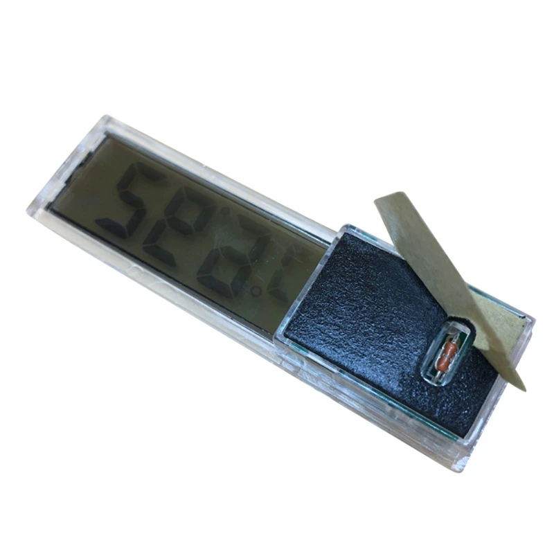 3D Digital Electronic Temperature Measurement Fish Tank High Precision Thermometer Without Voltage