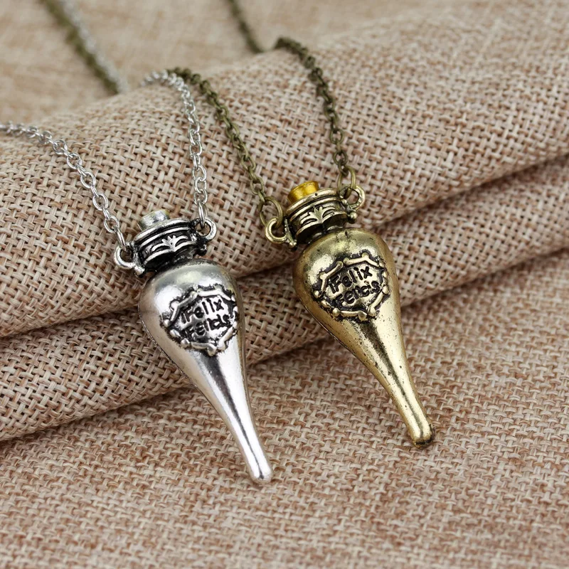 

HP Felix Felicis Potion Bottle Pendants Necklaces for Women Pendants Movie Gifts for Fans Jewelry Collares Gift