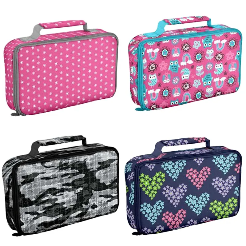 Cute Kawaii Insulated Lunch Bags for Women Kids School Waterproof Owl