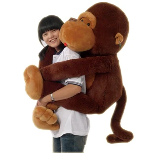 singe peluche long bras