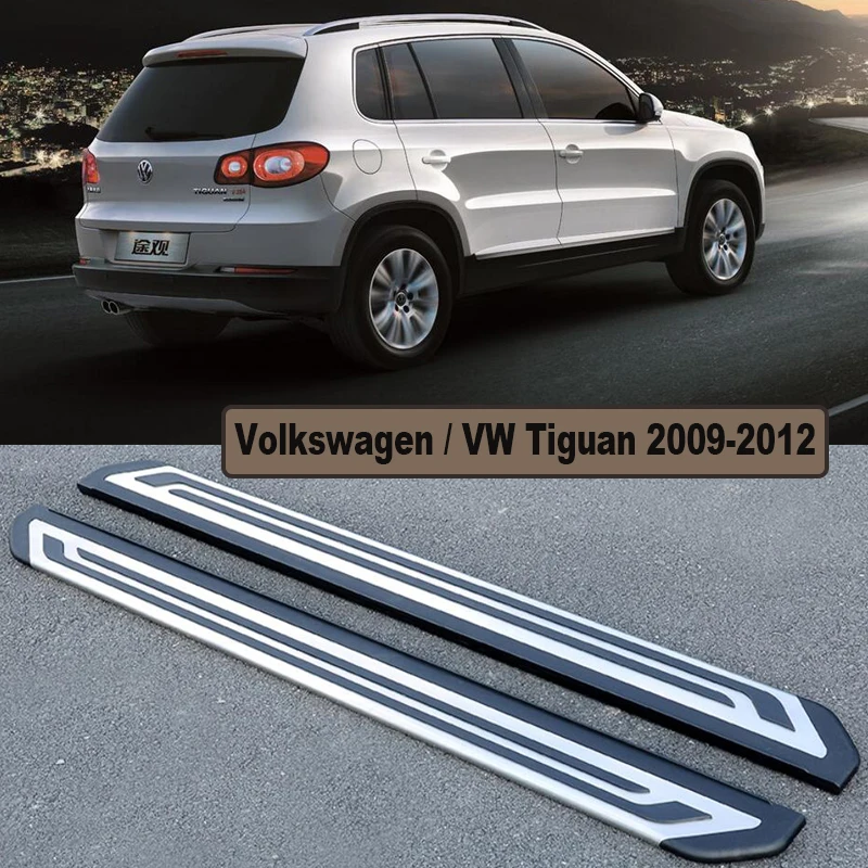 VW Tiguan Подножки Авто Подножка Бар Педали Для Volkswagen/VW 2009.2010.2012.2012.European Стиль|bar clip|bar
